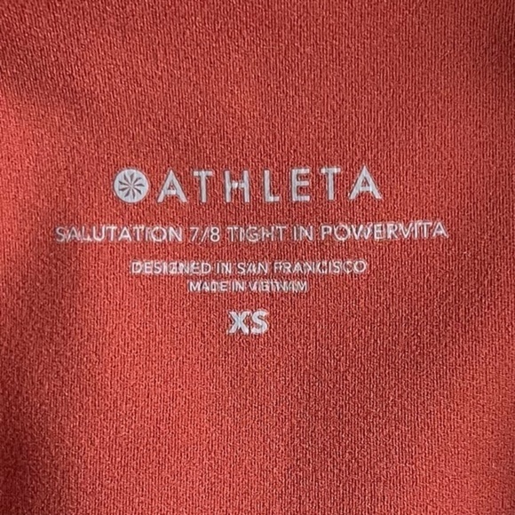 Athleta Salutation Stash Pocket II Twist 7/8 Legging - sz XS - Picture 8 of 10